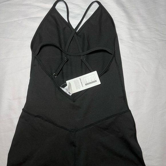 Jumpsuit BRAND NEW Black Criss Cross Scrunch Booty Jumpsuit Small - Picture 6 of 13